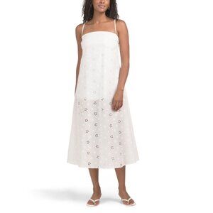 PAPERHEART White Bandeau Midi Dress